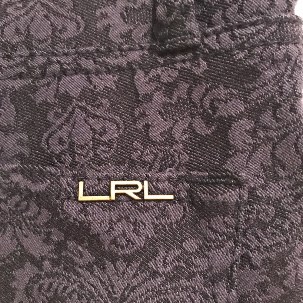 Ralph Lauren 5 pocket pants Navy Print - Picture 3 of 6